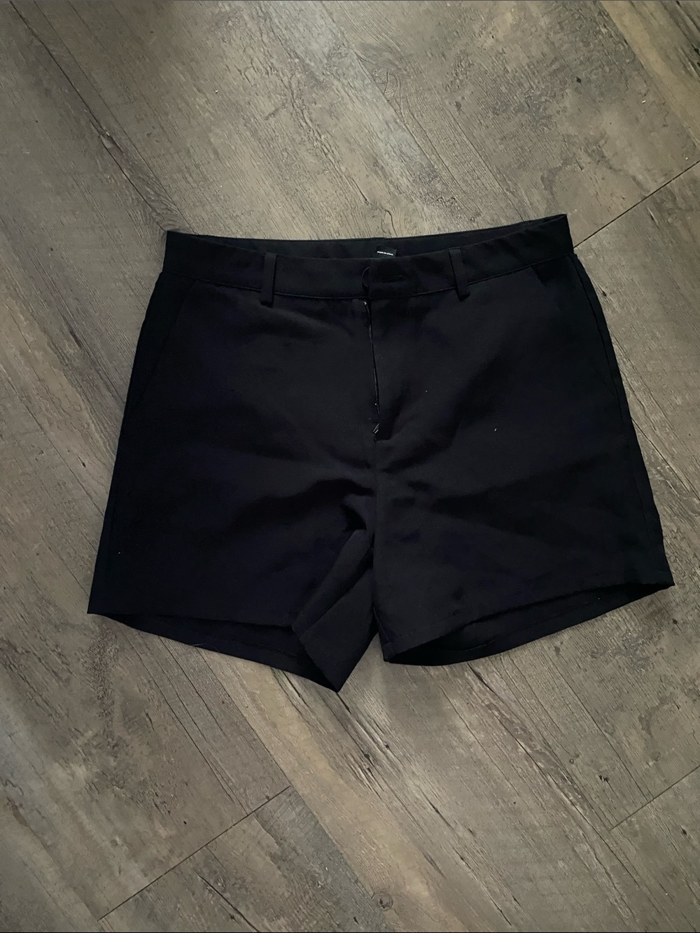 Forever 21 Black Tailored High-Waist Shorts